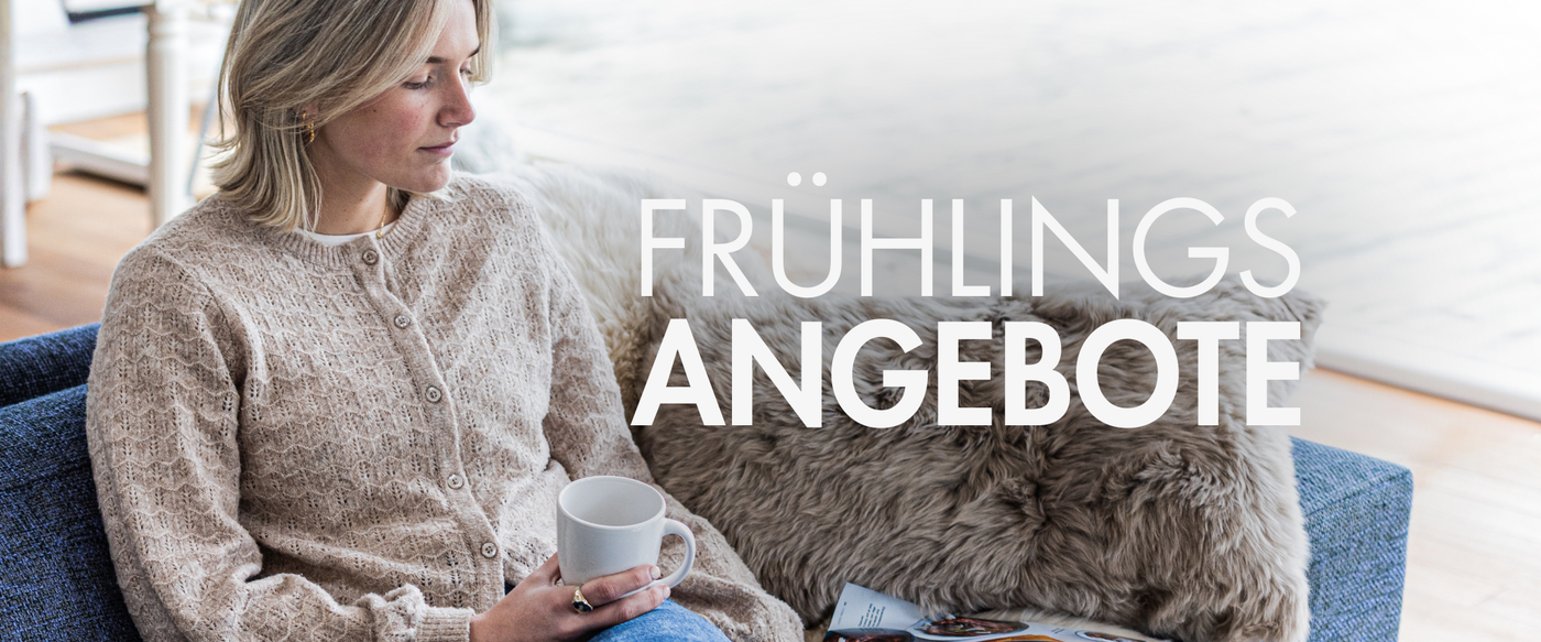 Frühlingsangebote bei Sheepskinhouse