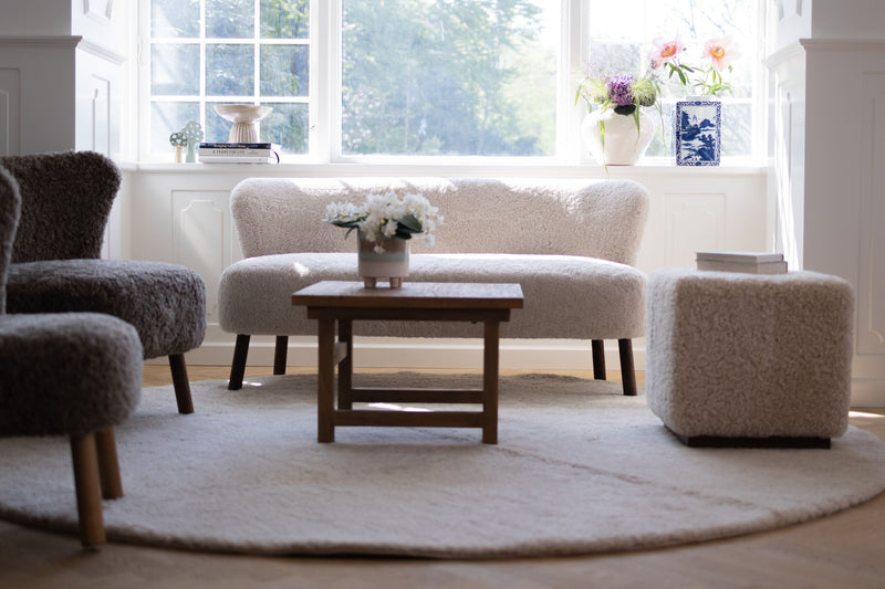 Sofa aus Lammfell