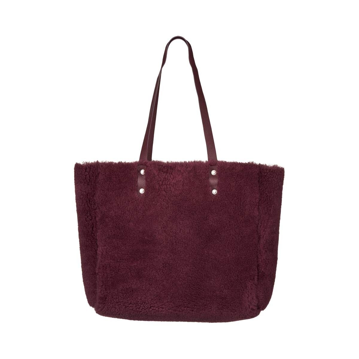 Aya Tasche | Lammwolle Bordeaux