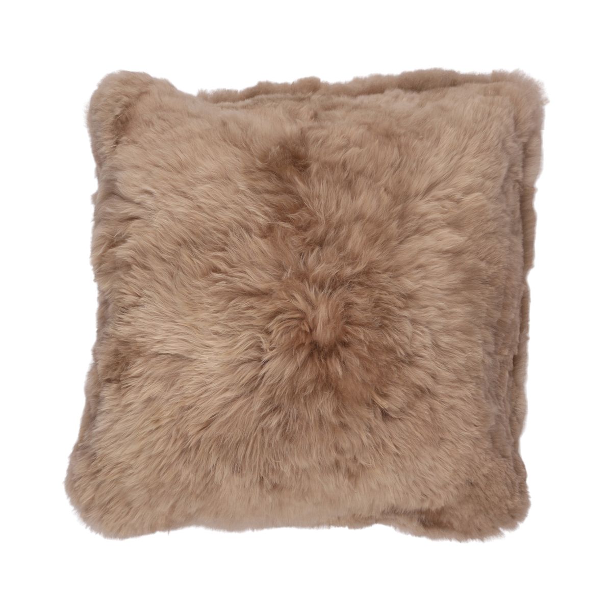 Maxi Float Wollkissen | Alpaka Wolle | Einseitig | 130x180 cm Taupe