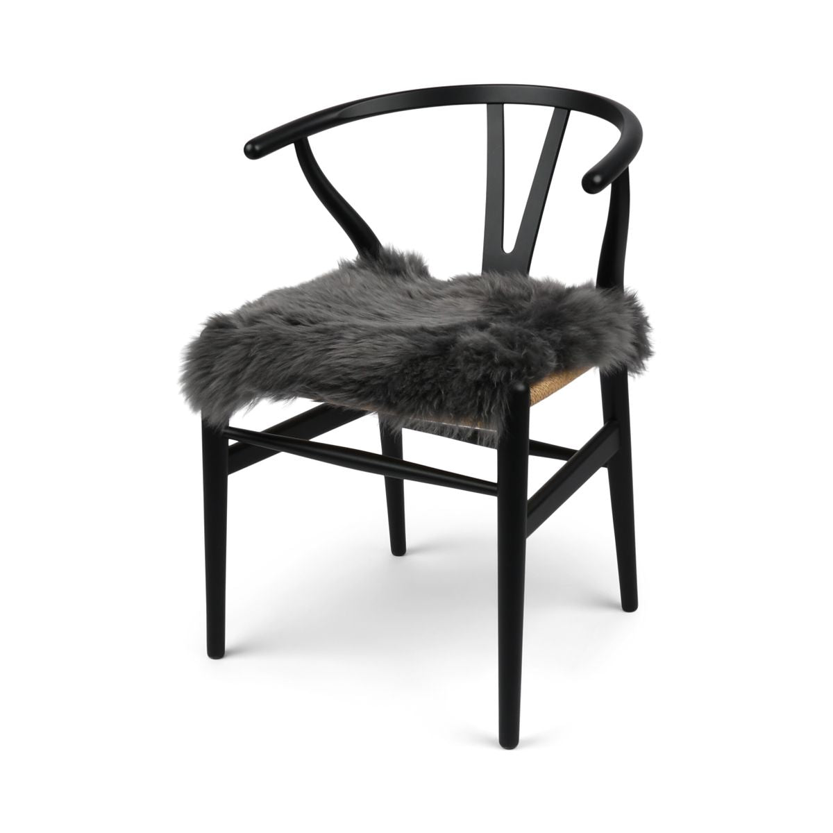 Stuhlauflage | Langhaar | Neuseeland | 40x40 cm Sitzkissen | Sheepskinhouse.ch