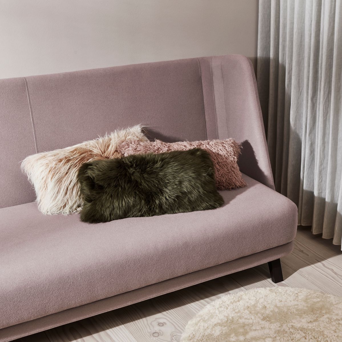 Lammfellkissen Premium | Langhaar | Neuseeland | 28x56 cm Fellkissen | Sheepskinhouse.ch