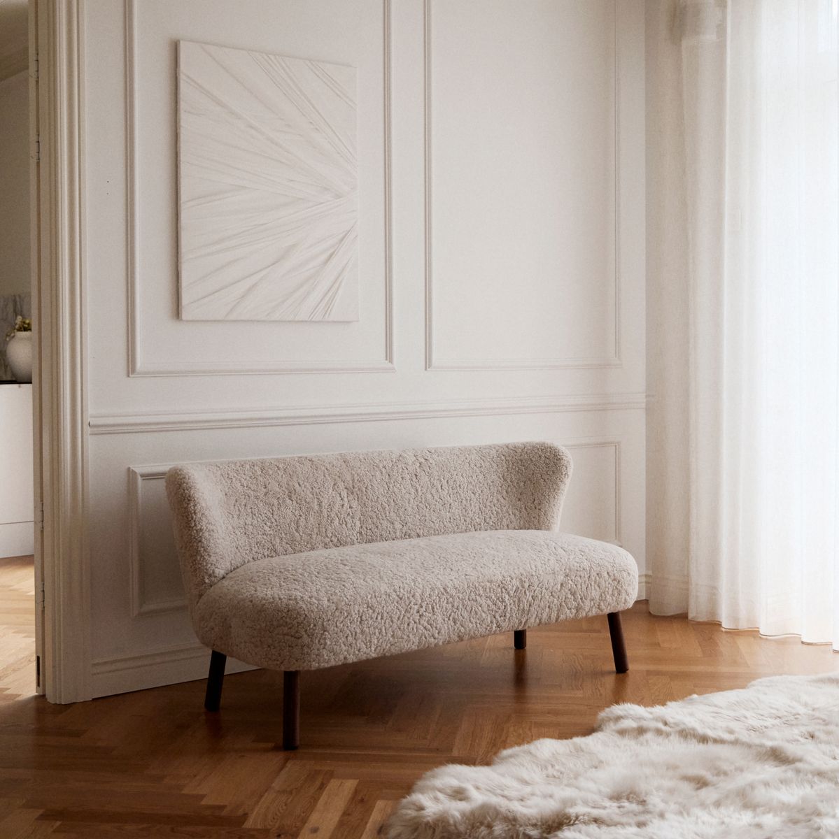 Emanuel Sofa | Zweisitzer | Design Möbel Anthrazit
