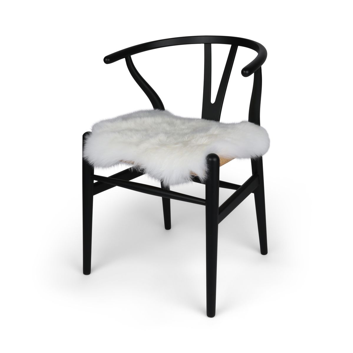 Stuhlauflage für Y-Stuhl | Langhaar | Neuseeland | 40x45 cm