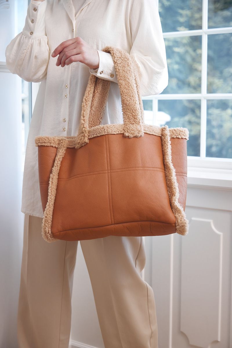 Rosaline Shopper | Doppelseitig Kamel