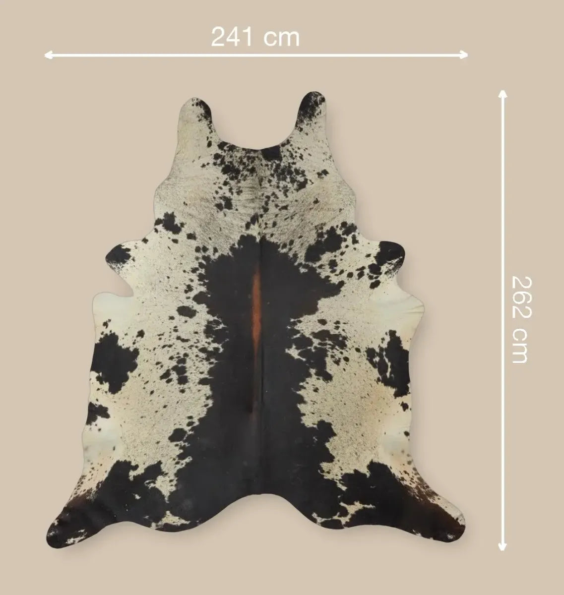 Unika Kuhfell | Salz & Pfeffer | 3,7 qm Salz/Pfeffer/Schwarz/Weiß