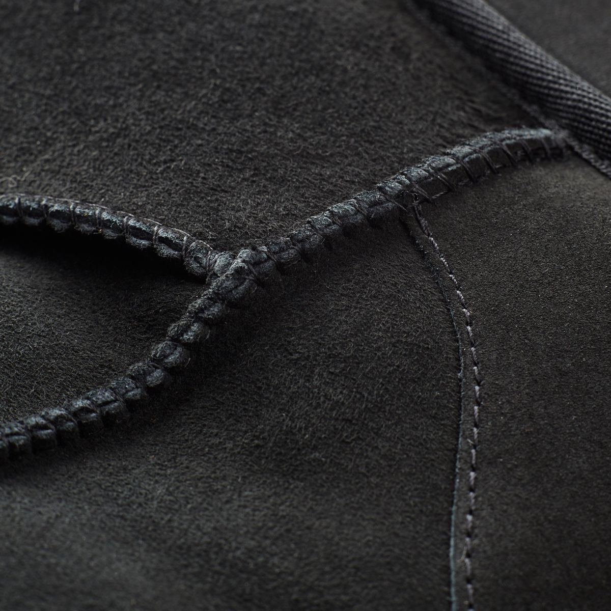 Lammfell Stiefel Premium | Neuseeland | Größe 35-41 Schwarz