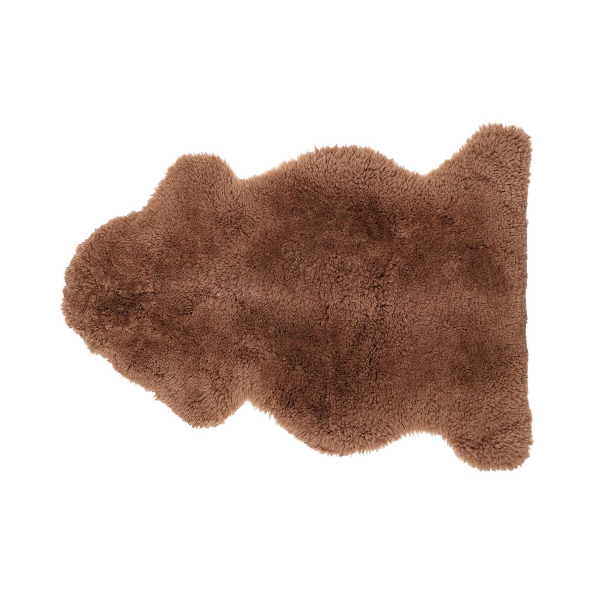 Lockiges Lammfell | Langhaar | Neuseeland | 90x60 cm Toffee