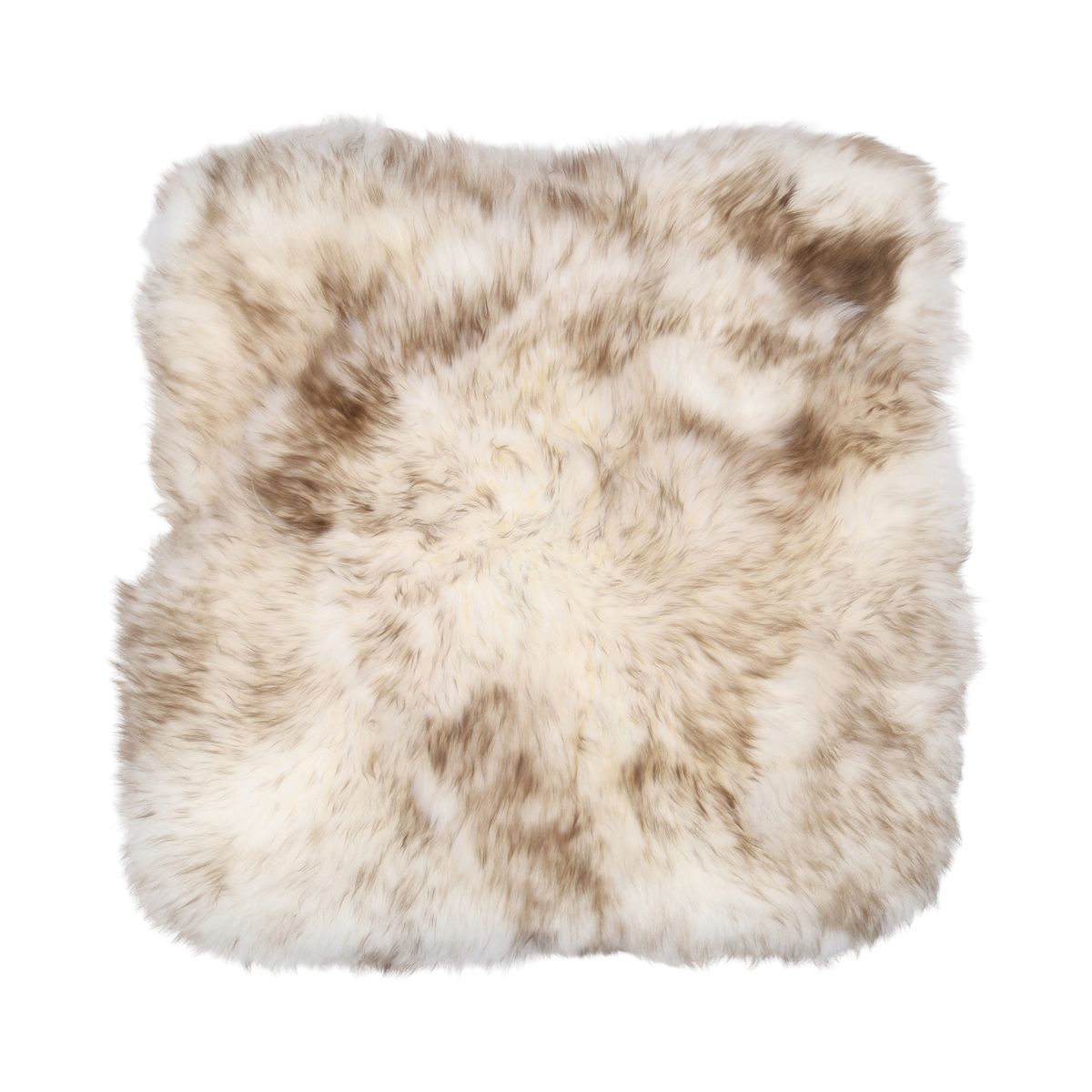 Sitzkissen | Langhaar | Neuseeland | Stoffrückseite | 40x40 cm Wolf-Spitze