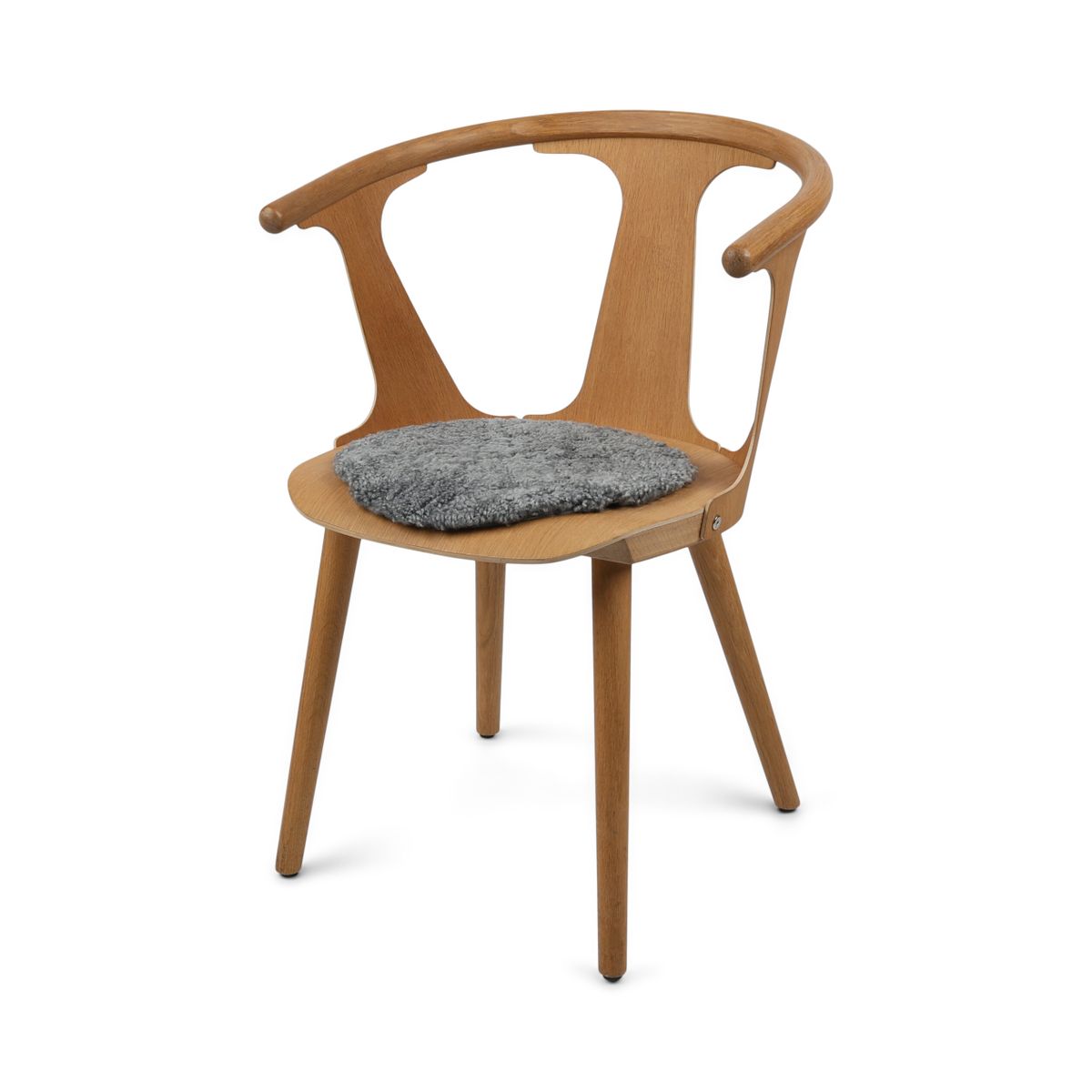 Stuhlauflage | Kurzhaar | Neuseeland | D34 cm Sitzkissen | Sheepskinhouse.ch