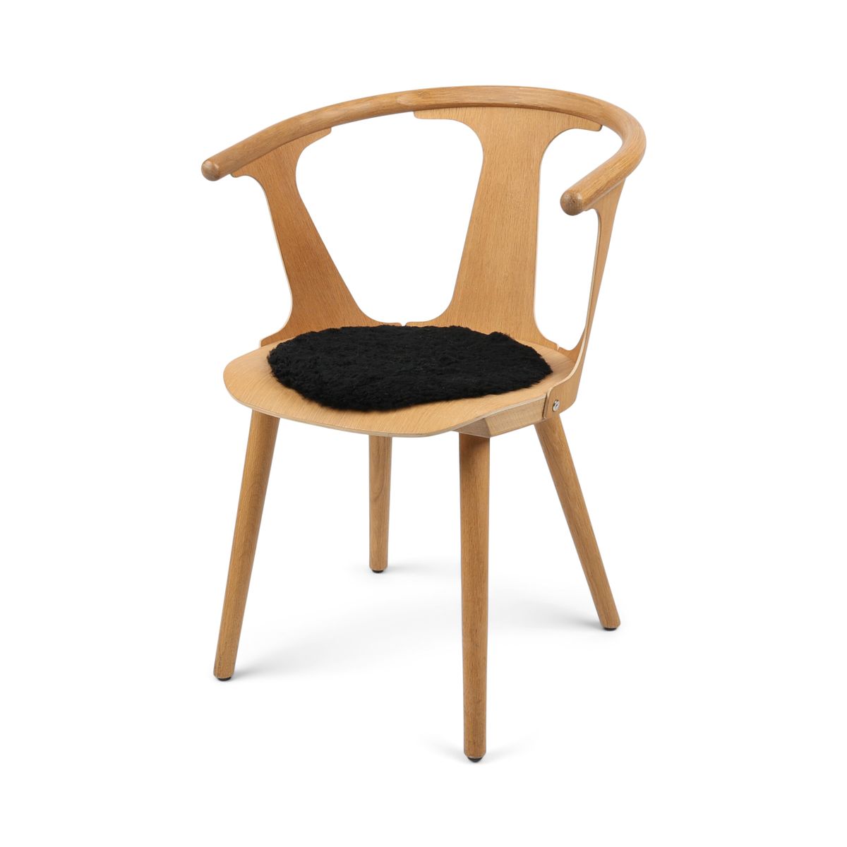 Stuhlauflage | Kurzhaar | Neuseeland | D34 cm Sitzkissen | Sheepskinhouse.ch