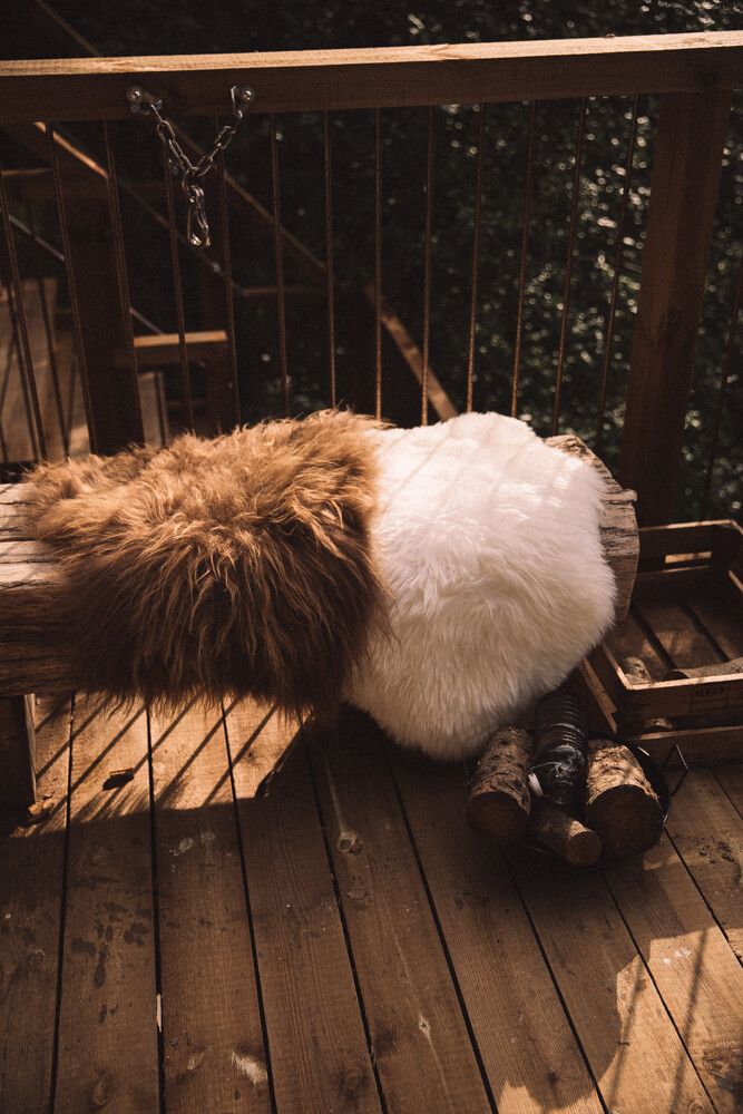 Merino Doppeltes Lammfell | Langhaar | Neuseeland | 160x60 cm