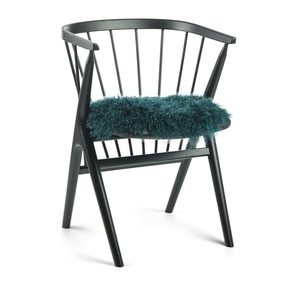 Lammfell Stuhlauflage | Tibet | D38 cm Sitzkissen | Sheepskinhouse.ch