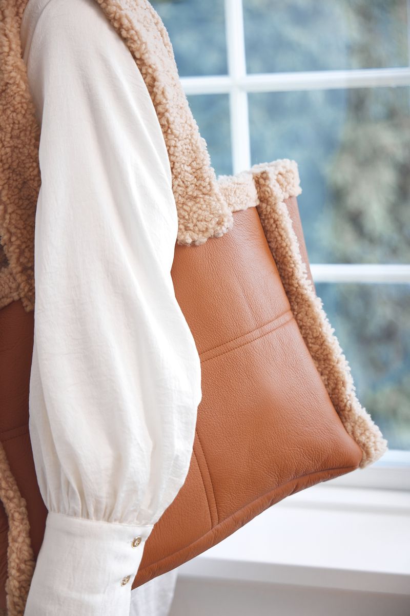 Rosaline Shopper | Doppelseitig Kamel