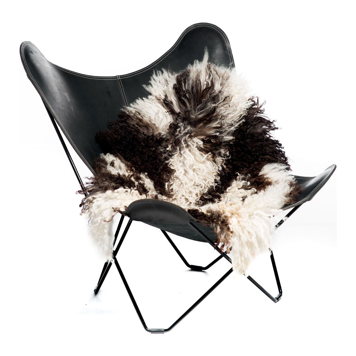 Lammfell Premium | Österreich | Erstklassig | 90x60 cm Mix/Gefleckt