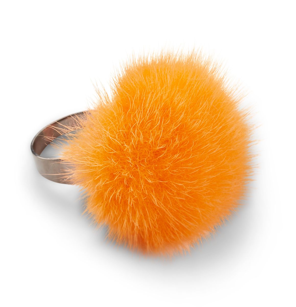 Ring m. Pompon | Nerz Modeaccessoire | Sheepskinhouse.ch