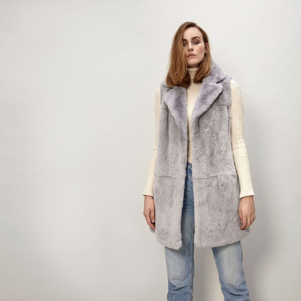 Brooklyn Weste | Rex Kaninchen Pilz