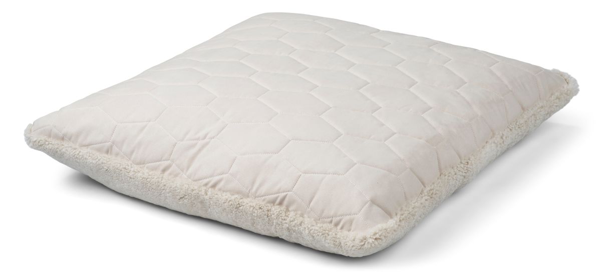 Lammfell Sitzsack | Kurzhaar | Neuseeland | Einseitig | 90x90 cm Beige