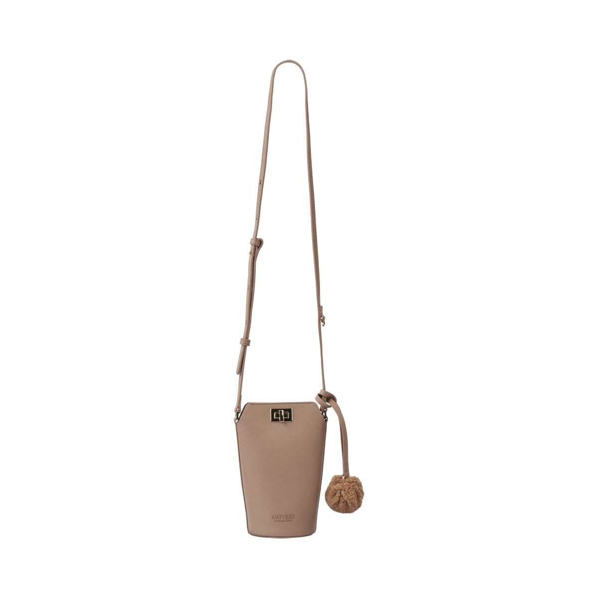 Adina Handytasche | Lammleder Beige