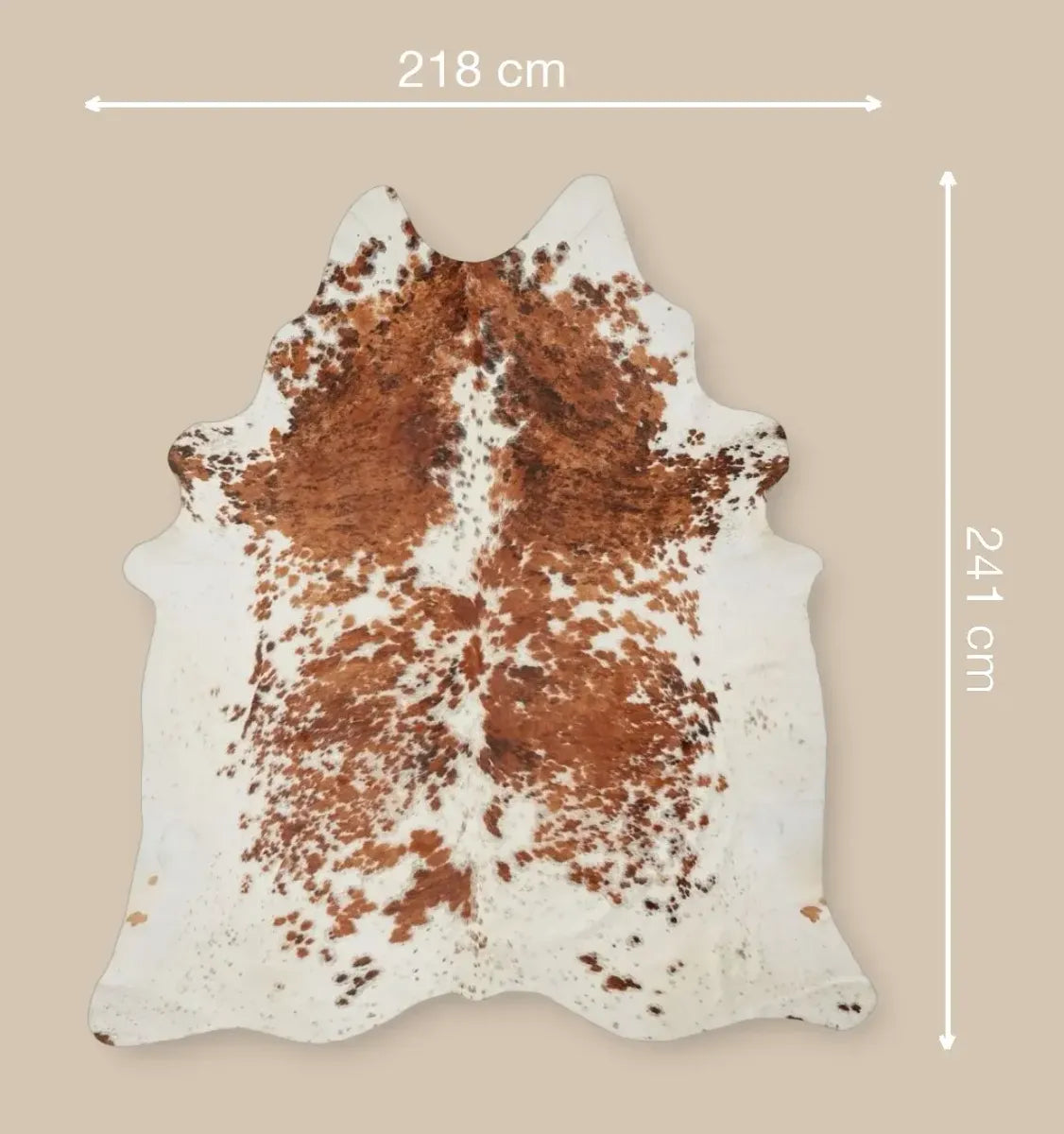 Unika Kuhfell | Exotisch Dreifarbig |  4,1 qm Exotisches Tricolor