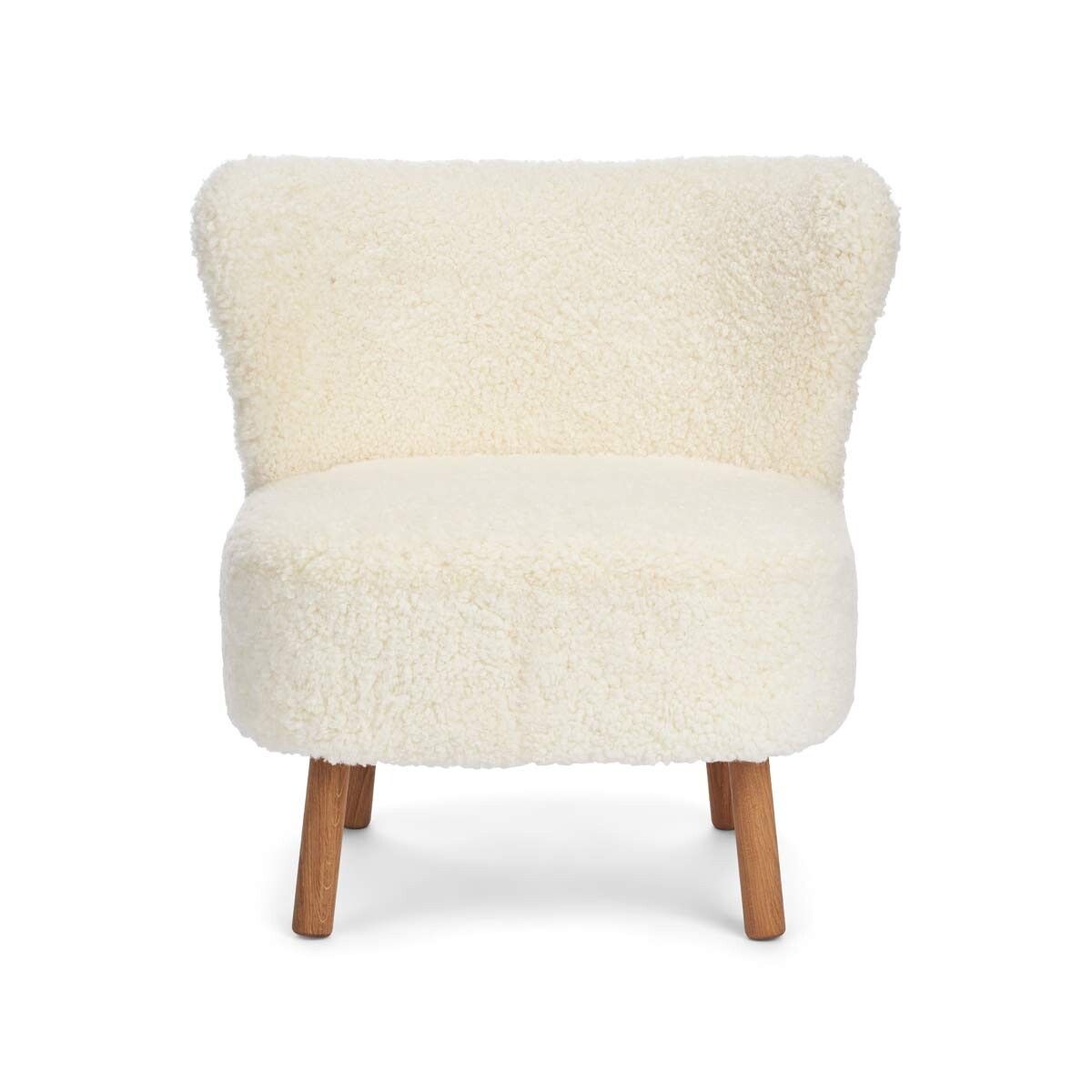 Emil Loungesessel | Premium Lammfell | Kurzhaar Stühle | Sheepskinhouse.ch