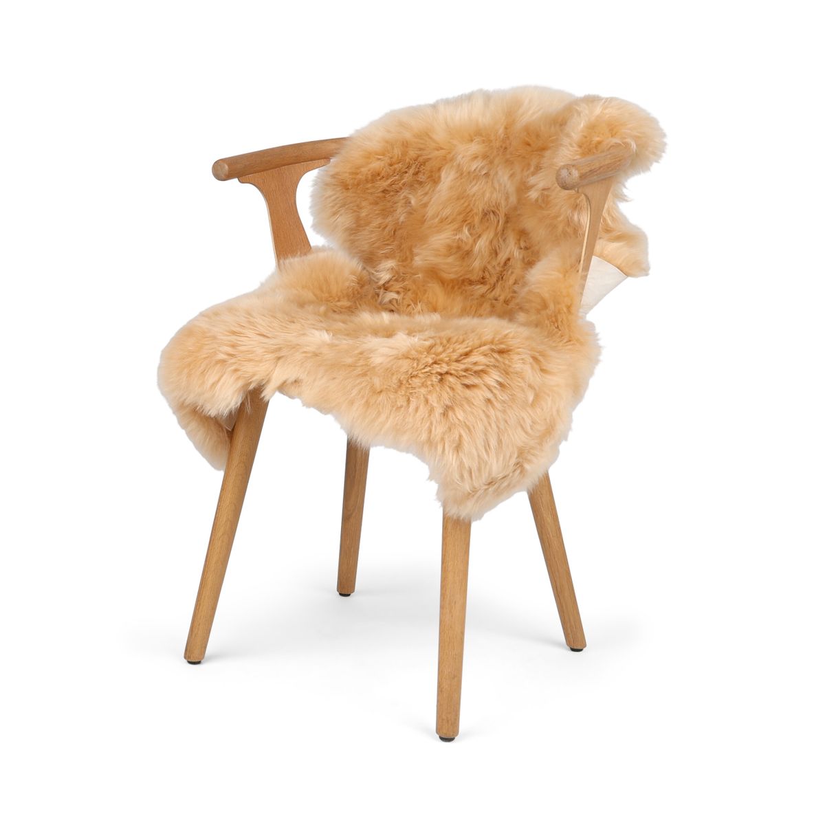 Merino Lammfell | Neuseeland | Ca. 85x60 cm Gold Tan