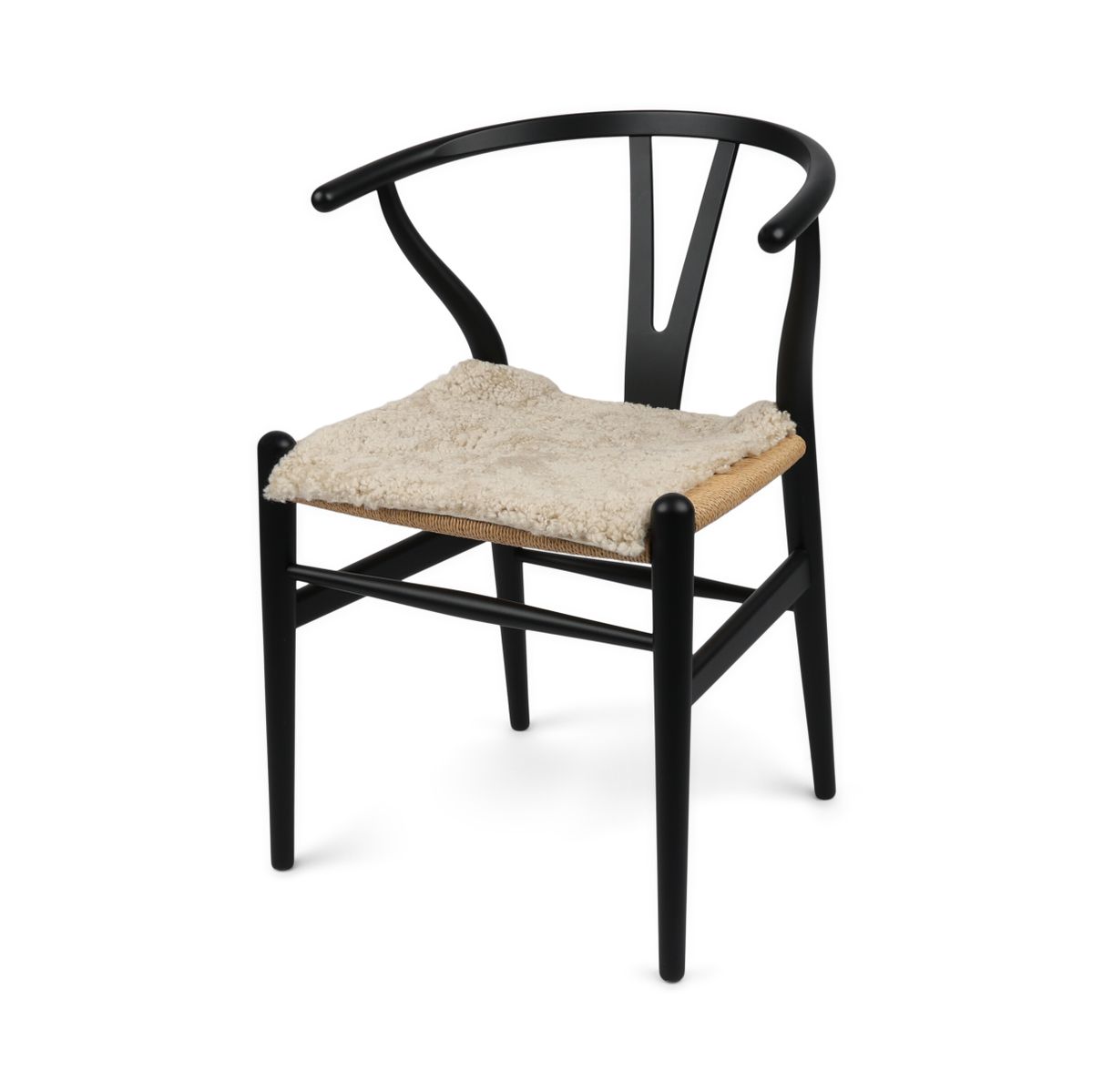 Stuhlauflage | Kurzhaar | Neuseeland | 40x40 cm Sitzkissen | Sheepskinhouse.ch