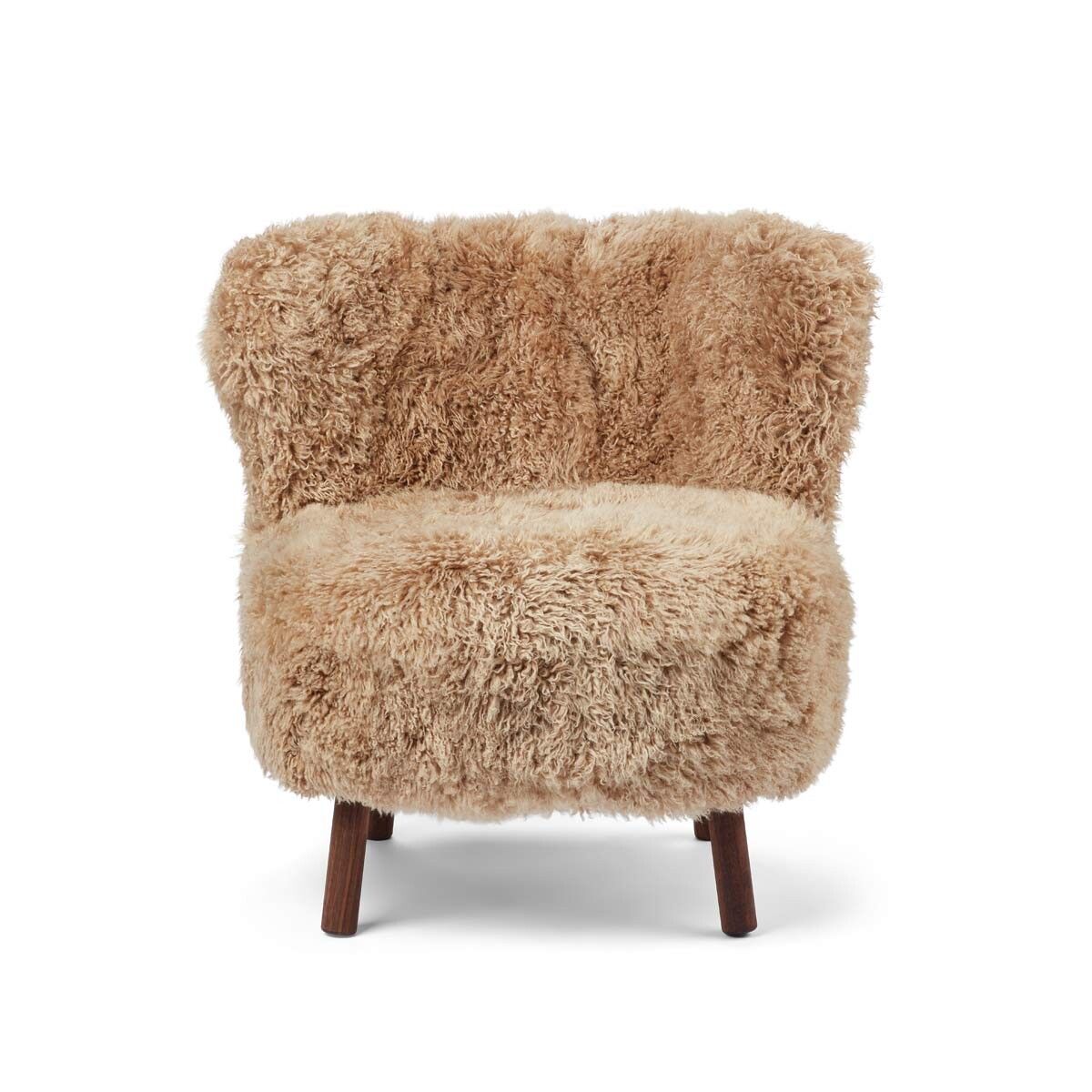 Emil Loungesessel | Premium Lammfell | Langhaar Honig