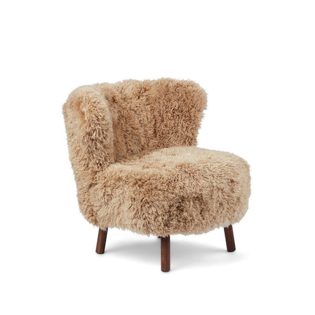 Emil Loungesessel | Premium Lammfell | Langhaar Honig