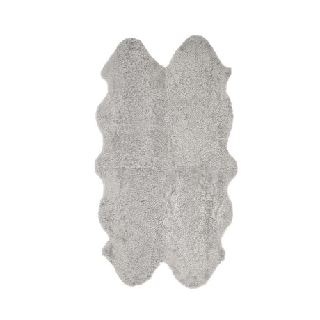 Lammfell Teppich | Kurzhaar | Neuseeland | 170x110 cm Grau