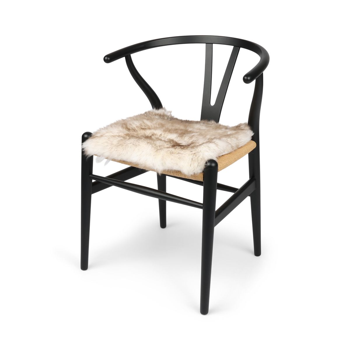 Sitzkissen | Langhaar | Neuseeland | Stoffrückseite | 40x40 cm Wolf-Spitze