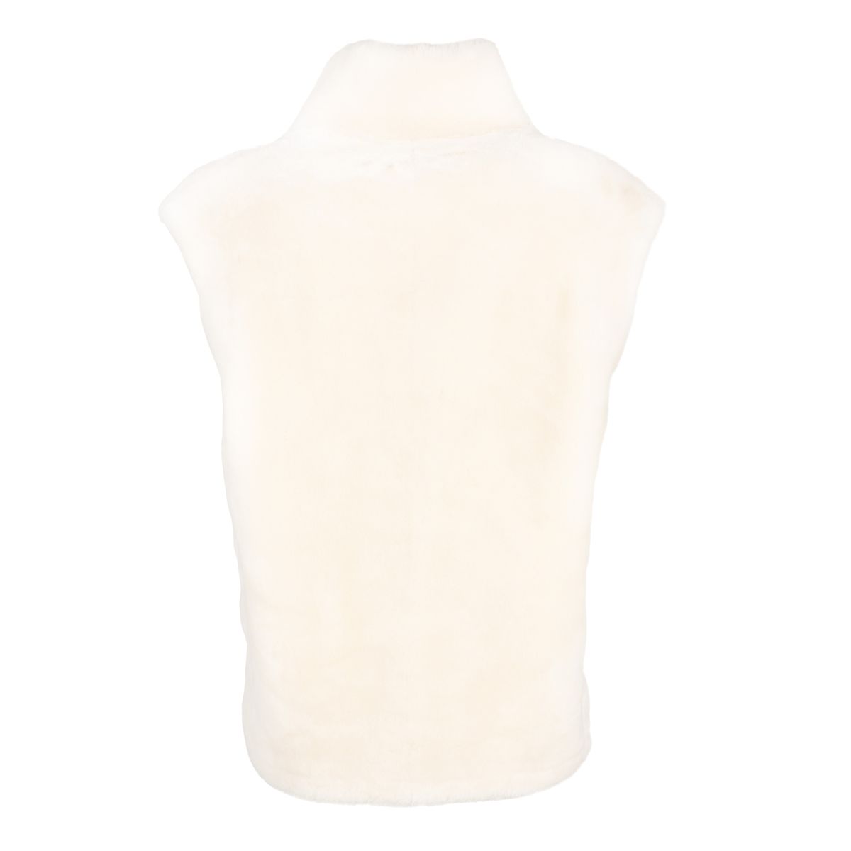 Lorena Weste | Shearling Lederbraun/Elfenbein