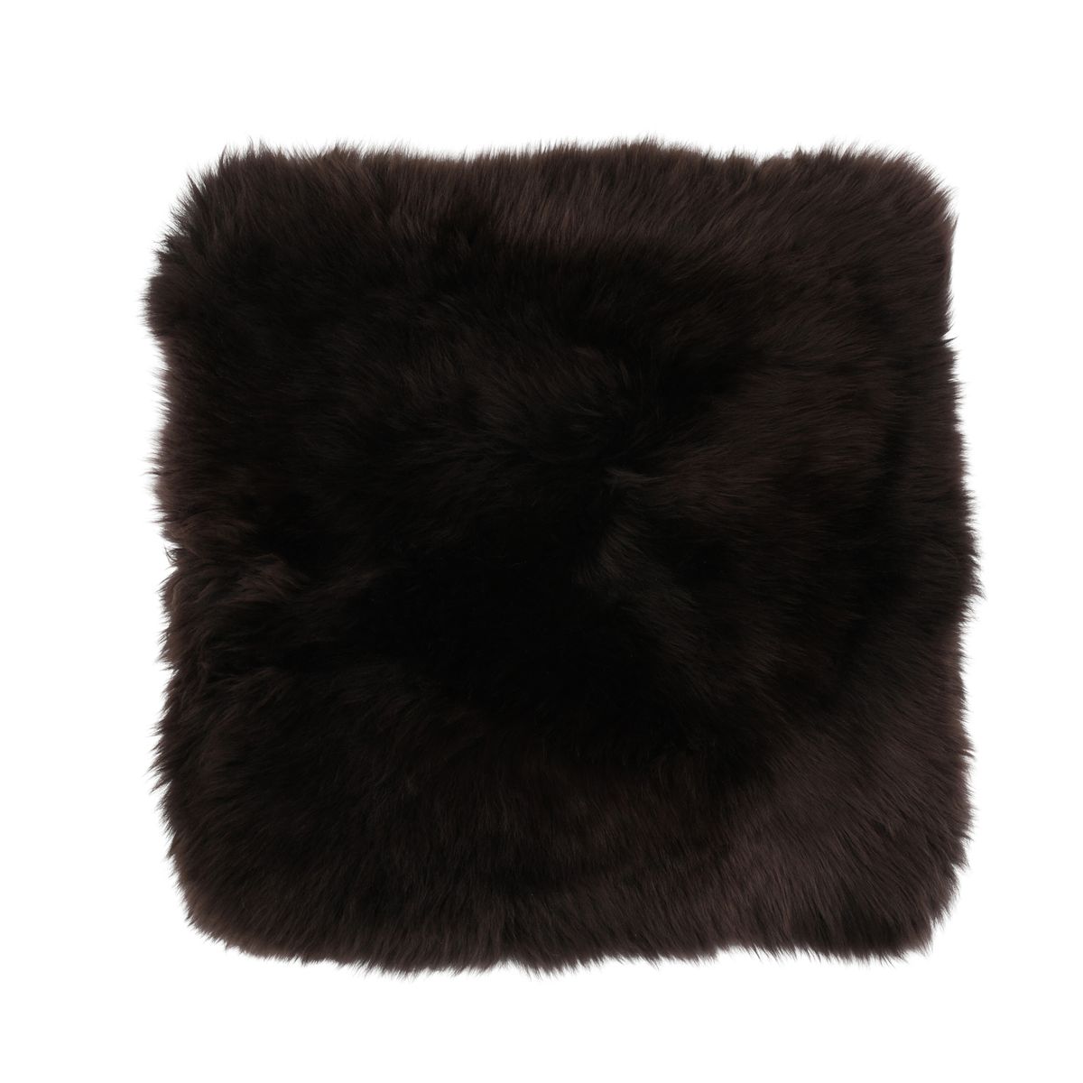Fellkissenbezug | Langhaar | Neuseeland | 50,5x50,5 cm Schokolade