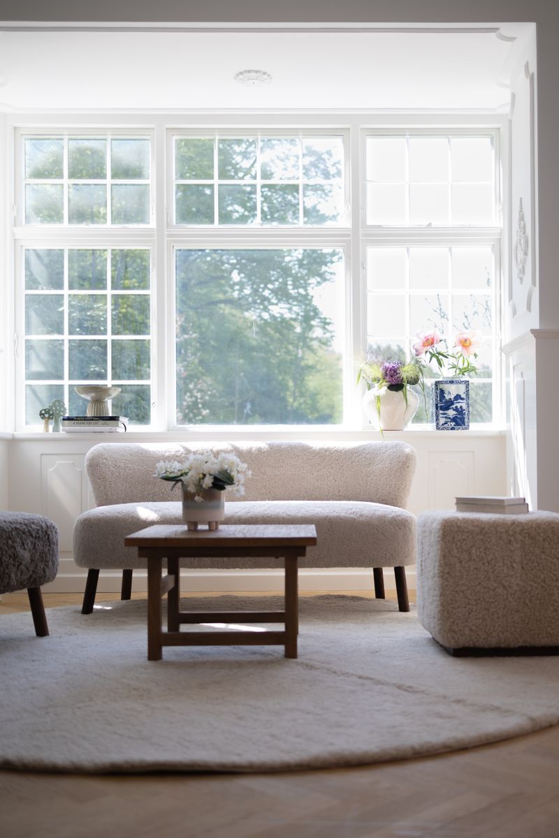 Emanuel Sofa | Kurzhaar  Beige