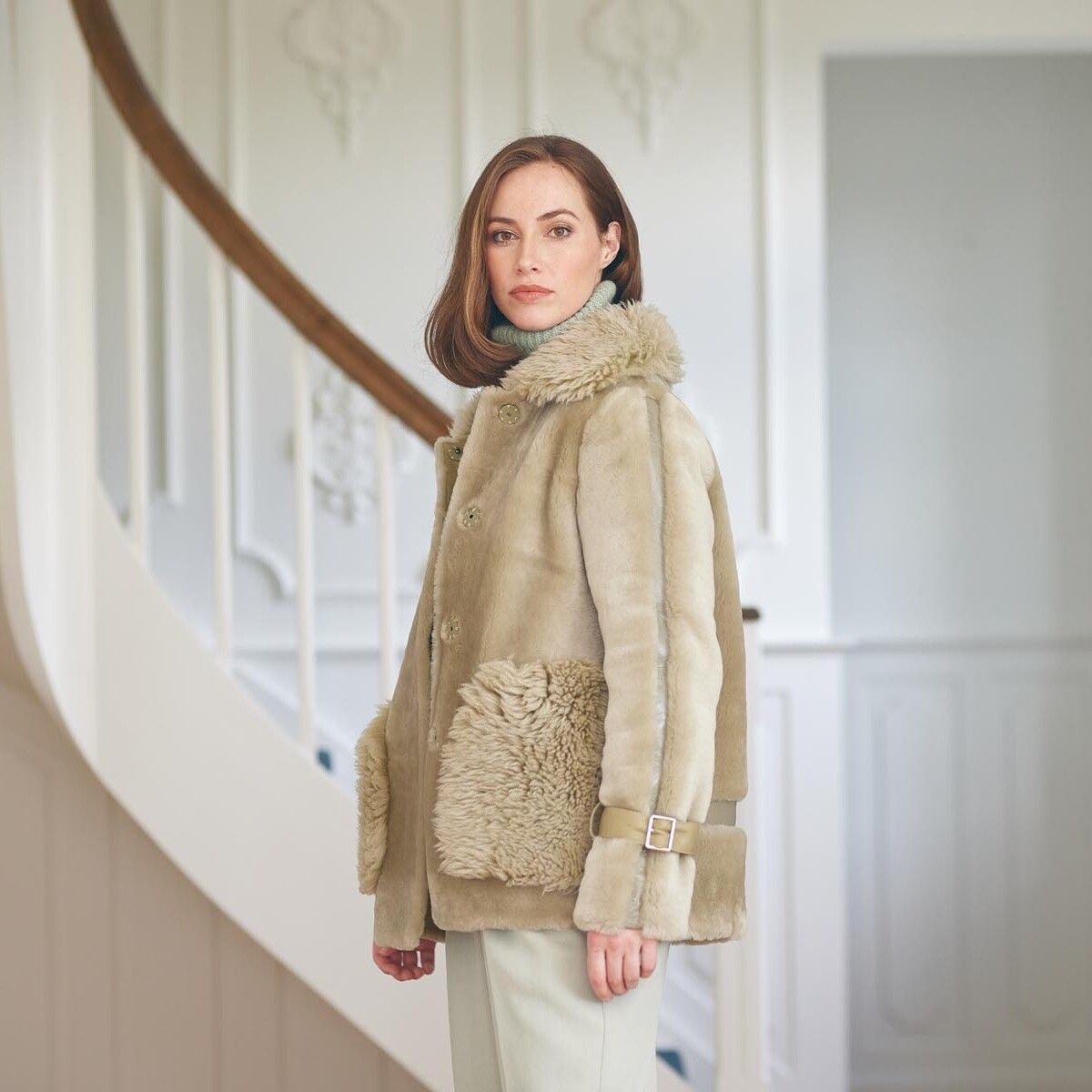 Lilou Jacke | Doubleface Minze