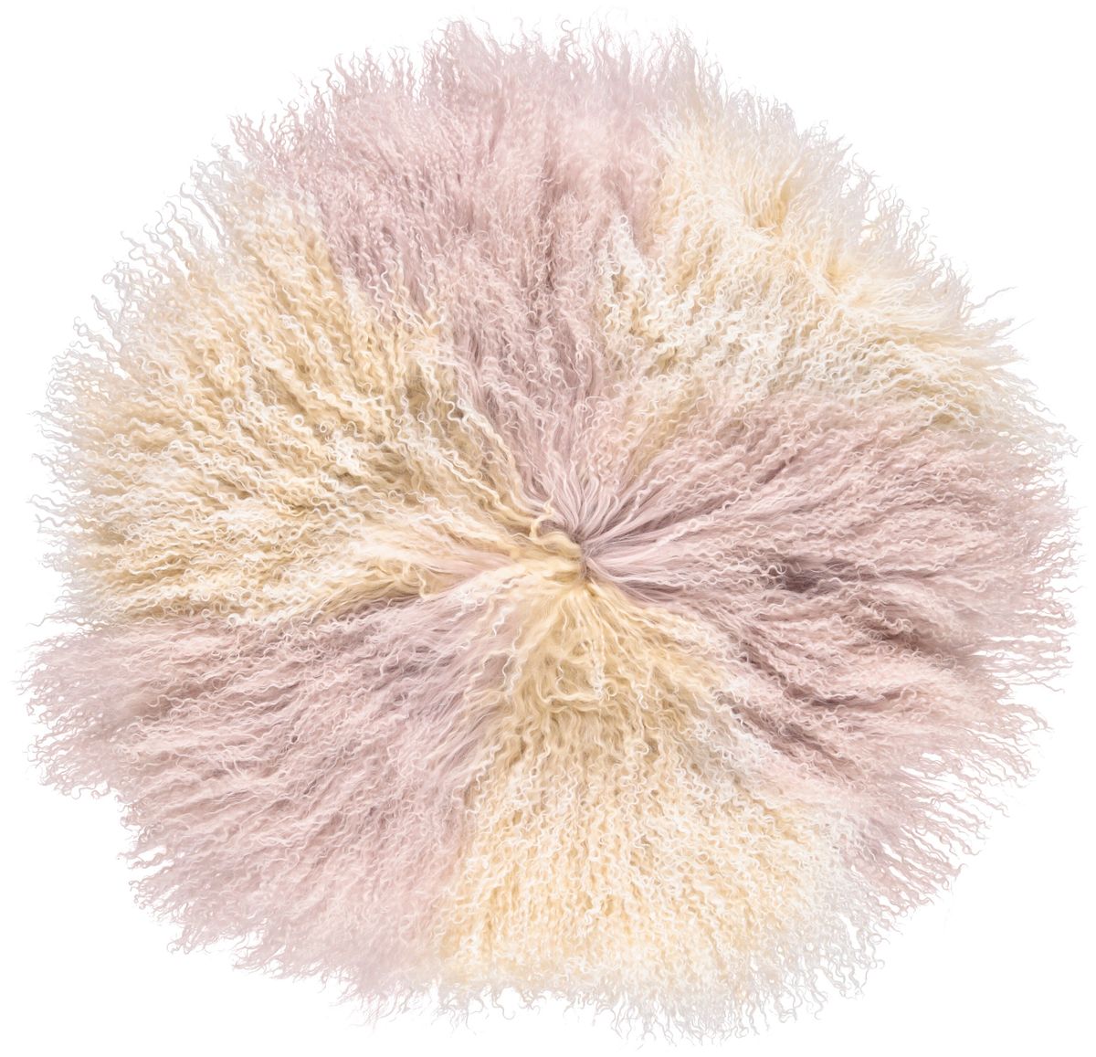 Lammfellkissen | Tibet | D38 cm | D45 cm | D62 cm Arctic Sunrise/Dove