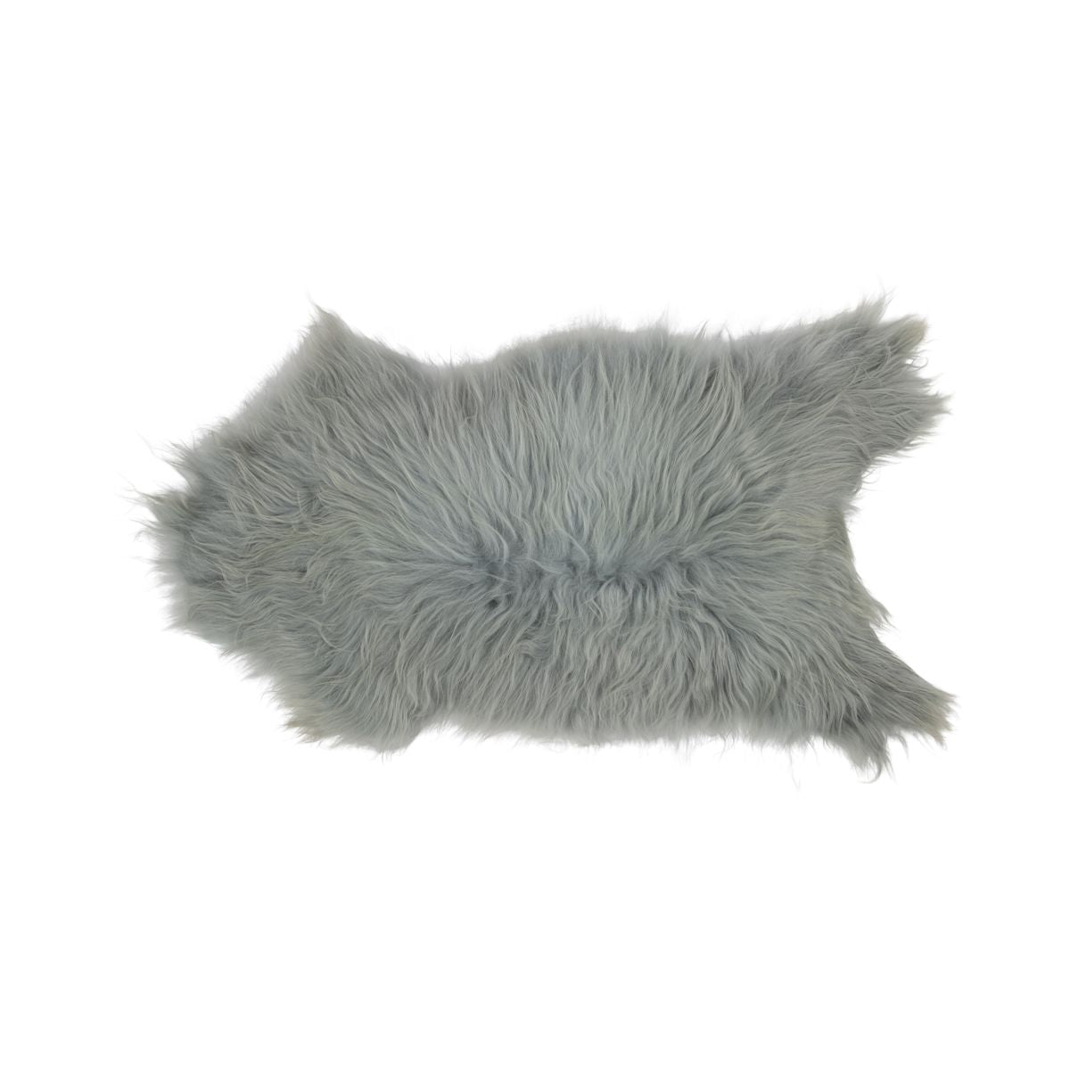Schaffell | Langhaar | Island | Eingefärbt | 100 + cm Silber