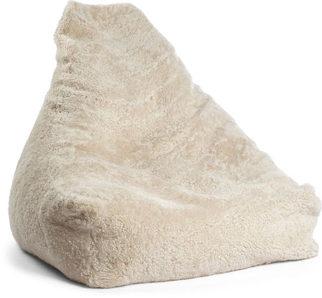 Lammfell Sitzsack Premium | Kurzhaar | Neuseeland | 100x100x80 cm Beige