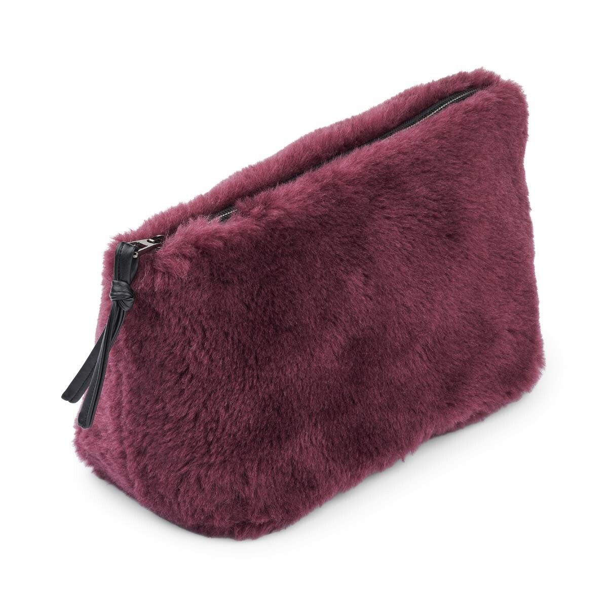 Maxi Havanna Clutch | Neuseeland | Lammwolle Bordeaux