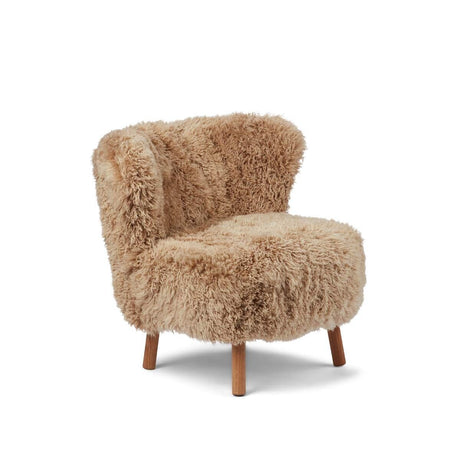 Emil Loungesessel | Premium Lammfell | Langhaar Honig