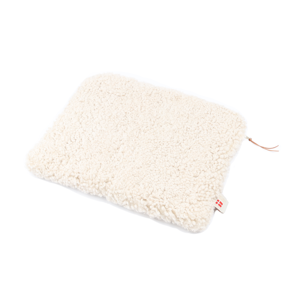 Laptop Sleeve | Curly Lammfell | 36x28 cm Beige