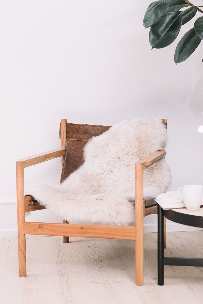 Merino Lammfell | Neuseeland | Ca. 90x60 cm Beige