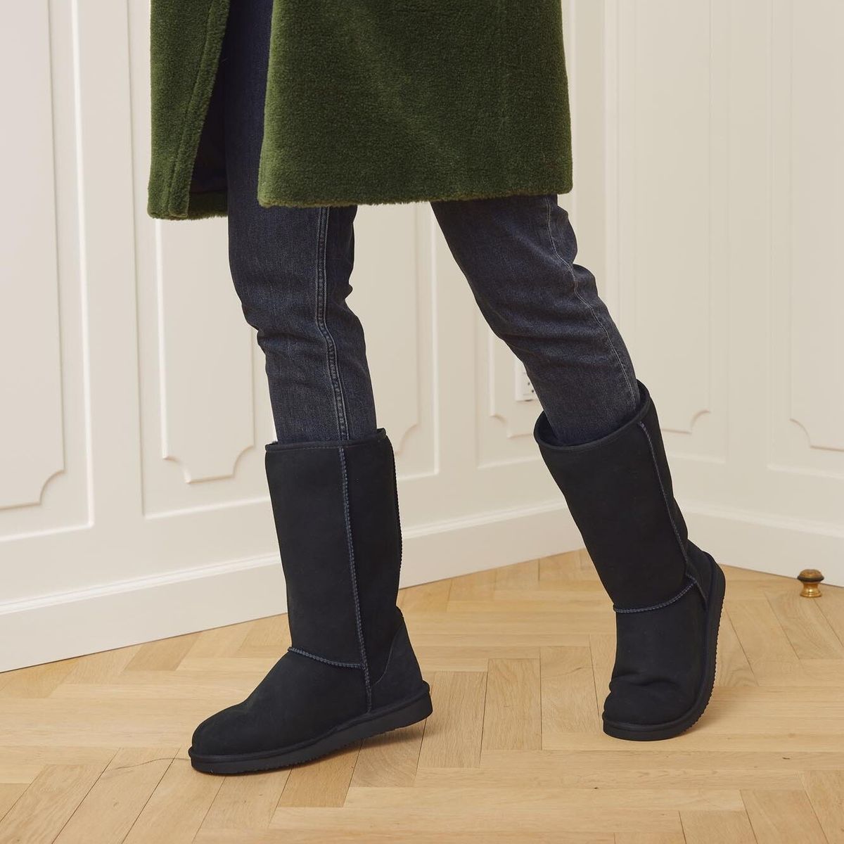 Lammfell Stiefel Premium | Neuseeland | Größe 35-41 Fellschuhe | Sheepskinhouse.ch