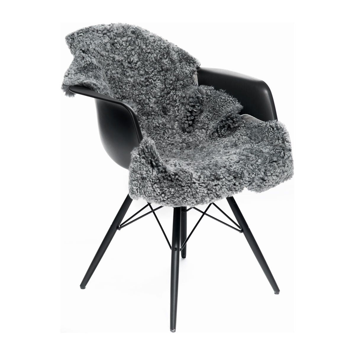 Merino Premium Lammfell | Kurzhaar | Neuseeland | 90x60 cm Hellgrau Schneespitze