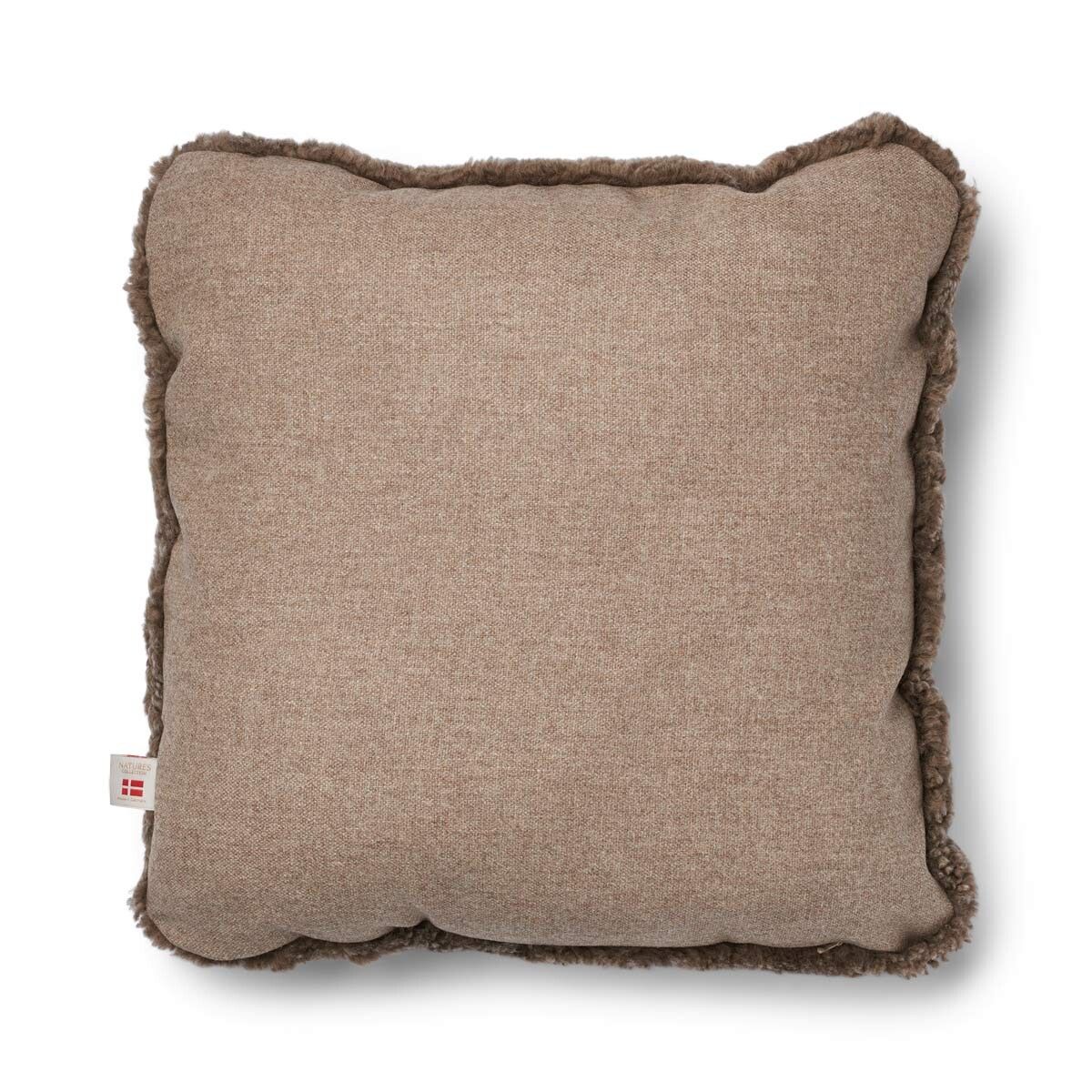 Lammfellkissen | Kurzhaar | Neuseeland | 100% Wolle | 52x52 cm | 34x52 cm Beige/Taupe
