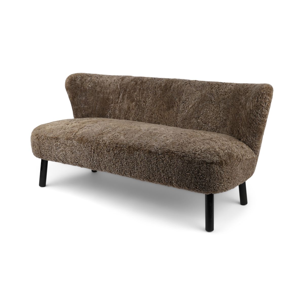 Emanuel Sofa | Zweisitzer | Design Möbel Taupe
