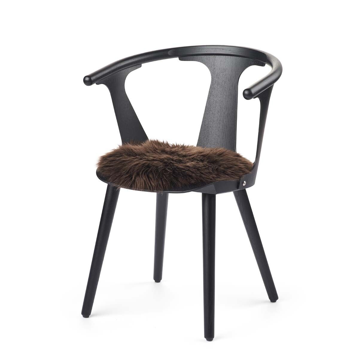 Stuhlkissen Premium | Langhaar | Neuseeland | D34cm Sitzkissen | Sheepskinhouse.ch