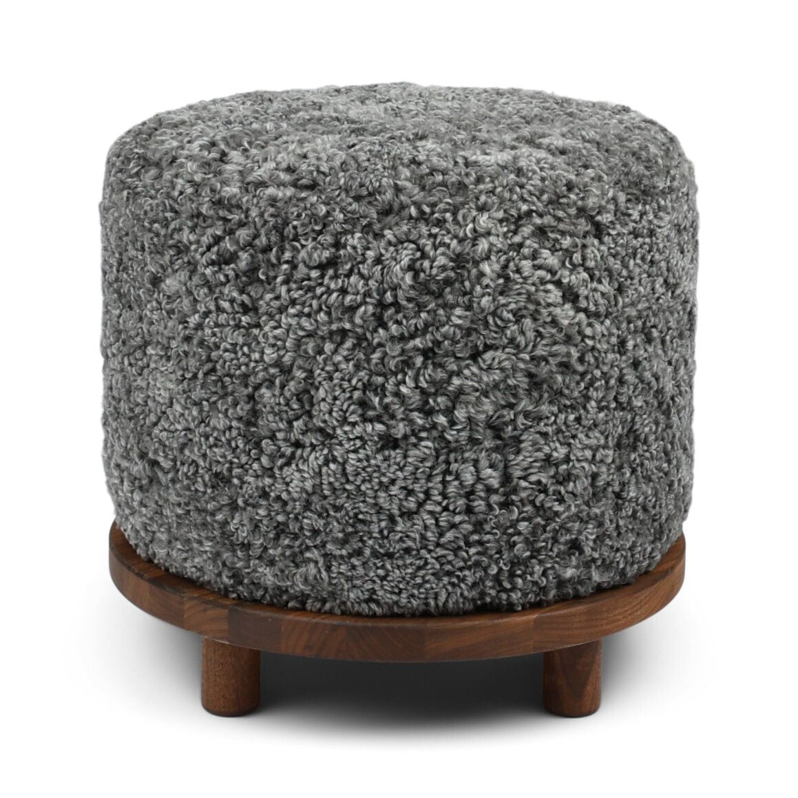 Simon Pouf | Kurzhaar | Neuseeland | D46x52 cm Poufs | Sheepskinhouse.ch