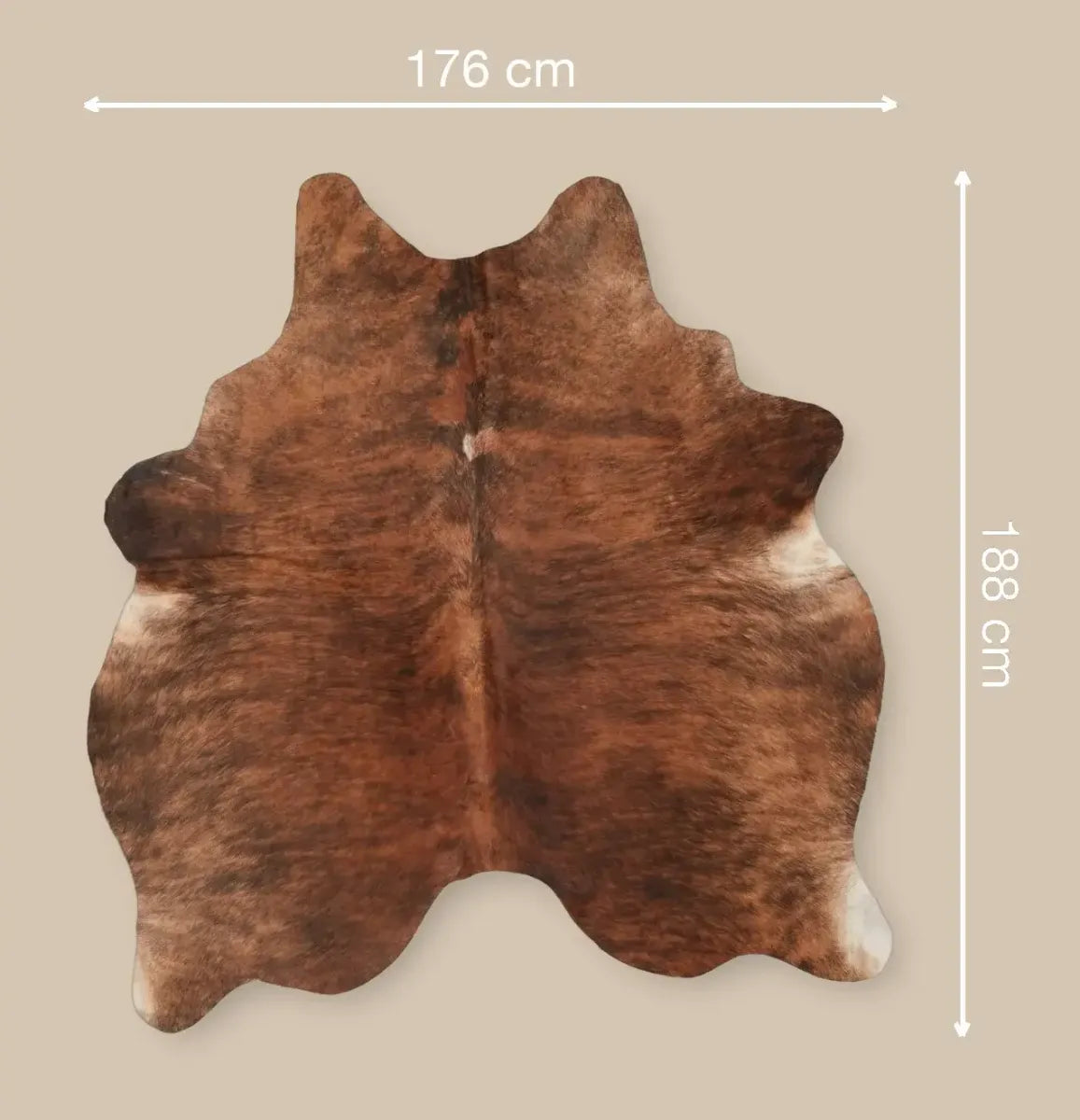 Unika Kuhfell | Exotisch Dunkel | 2,3 qm Exotisches Dunkel