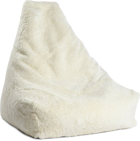 Lammfell Sitzsack Premium | Kurzhaar | Neuseeland | 100x100x80 cm Weiß